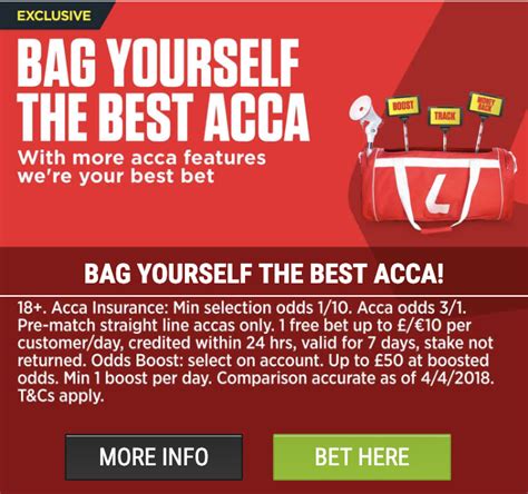 Bag Yourself the Best Acca With Ladbrokes .